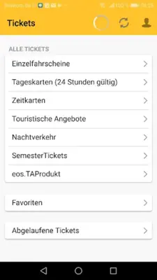 FahrPlan+ android App screenshot 2