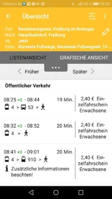 FahrPlan+ android App screenshot 3